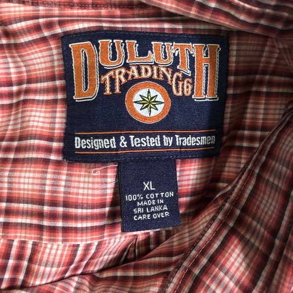 Duluth Trasing Men's XL Multicolor Plaid Button Down Shirt L/S Outdoor - Picture 3 of 5